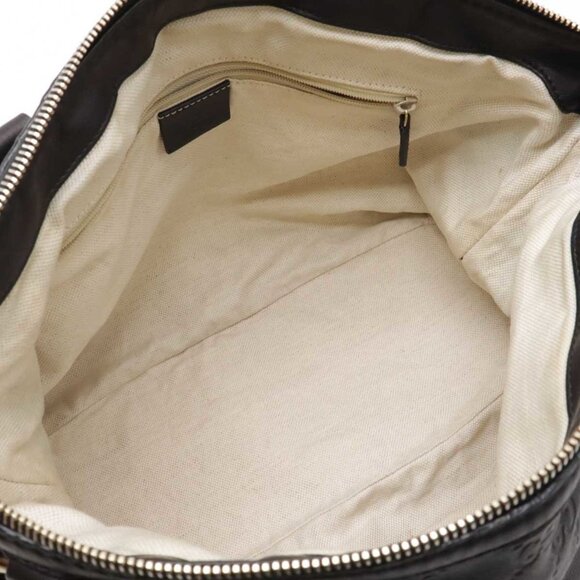 GUCCI Black Leather Tote Bag - Picture 7 of 10